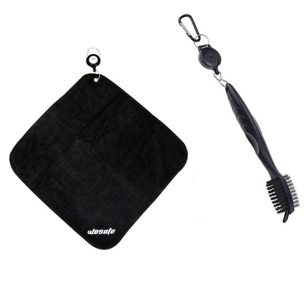 Golf Club Cleaning Towel / Brush Kit