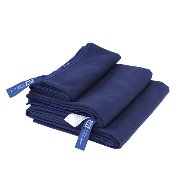 Dark Blue Microfiber Quick Drying Towels