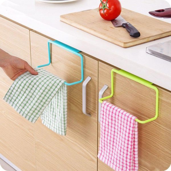 Over Door Kitchen Towel Holder Rack